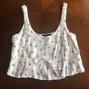 NWT Forever 21 Rose Floral Crop Top